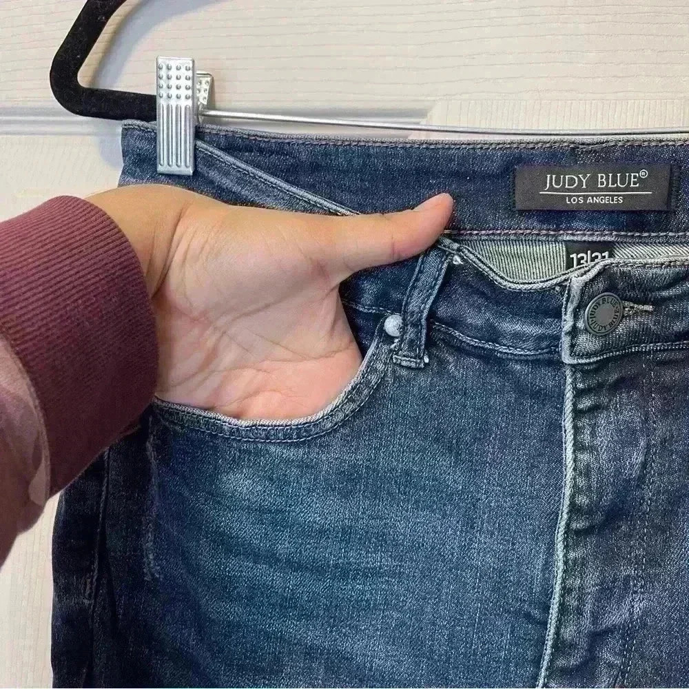 Judy Blue Women's High Rise Skinny Fit Jeans Sz 13/31 - Picture 6 of 11